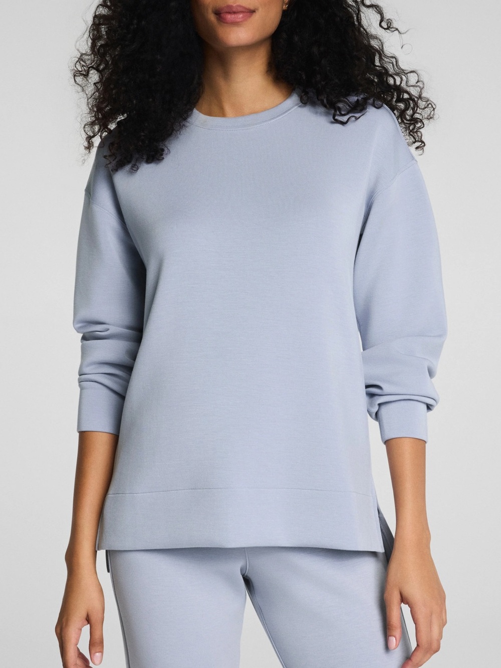 Spanx Air Essentials Crewneck Tunic Size M Himalayan Cloud